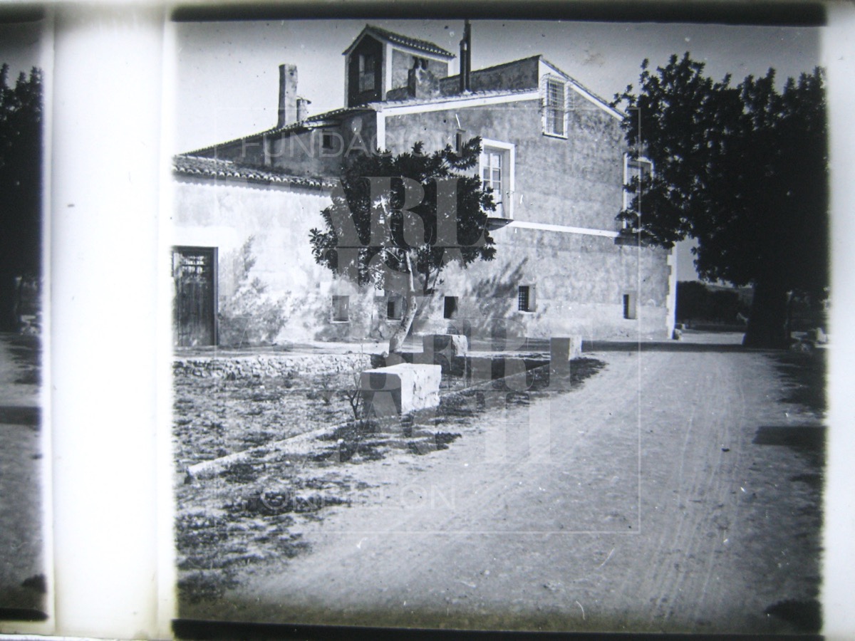 Placa estereoscópica del archivo fotográfico de Antonio Martínez Torrejón, principios del siglo XX