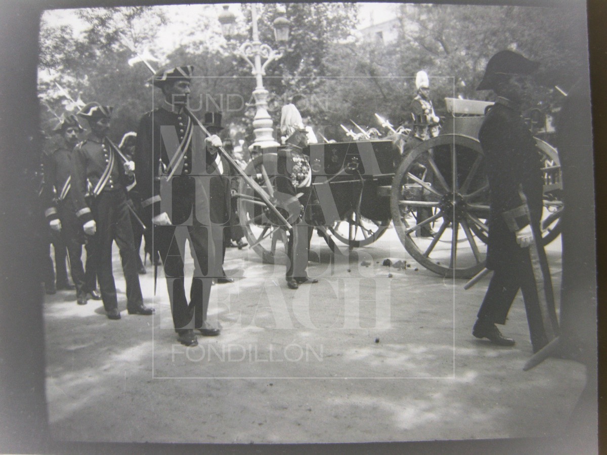 Placa estereoscópica del archivo fotográfico de Antonio Martínez Torrejón, principios del siglo XX
