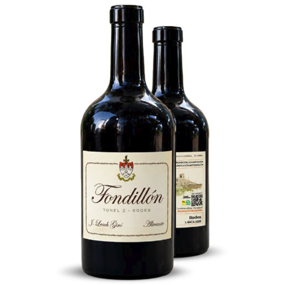 Botella de Fondillón de la Fundación