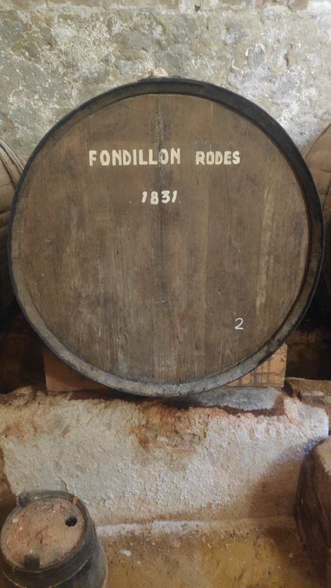 Tonel 2 en la bodega de la Finca Cassou