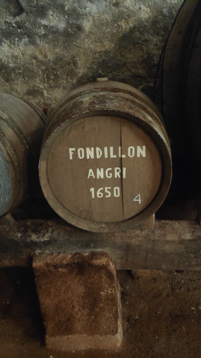 Tonel 4 en la bodega de la Finca Cassou