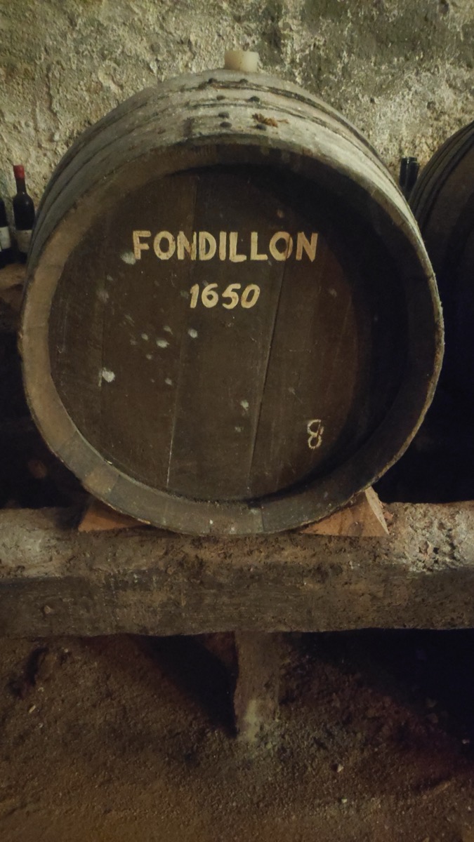 Tonel 8 en la bodega de la Finca Cassou